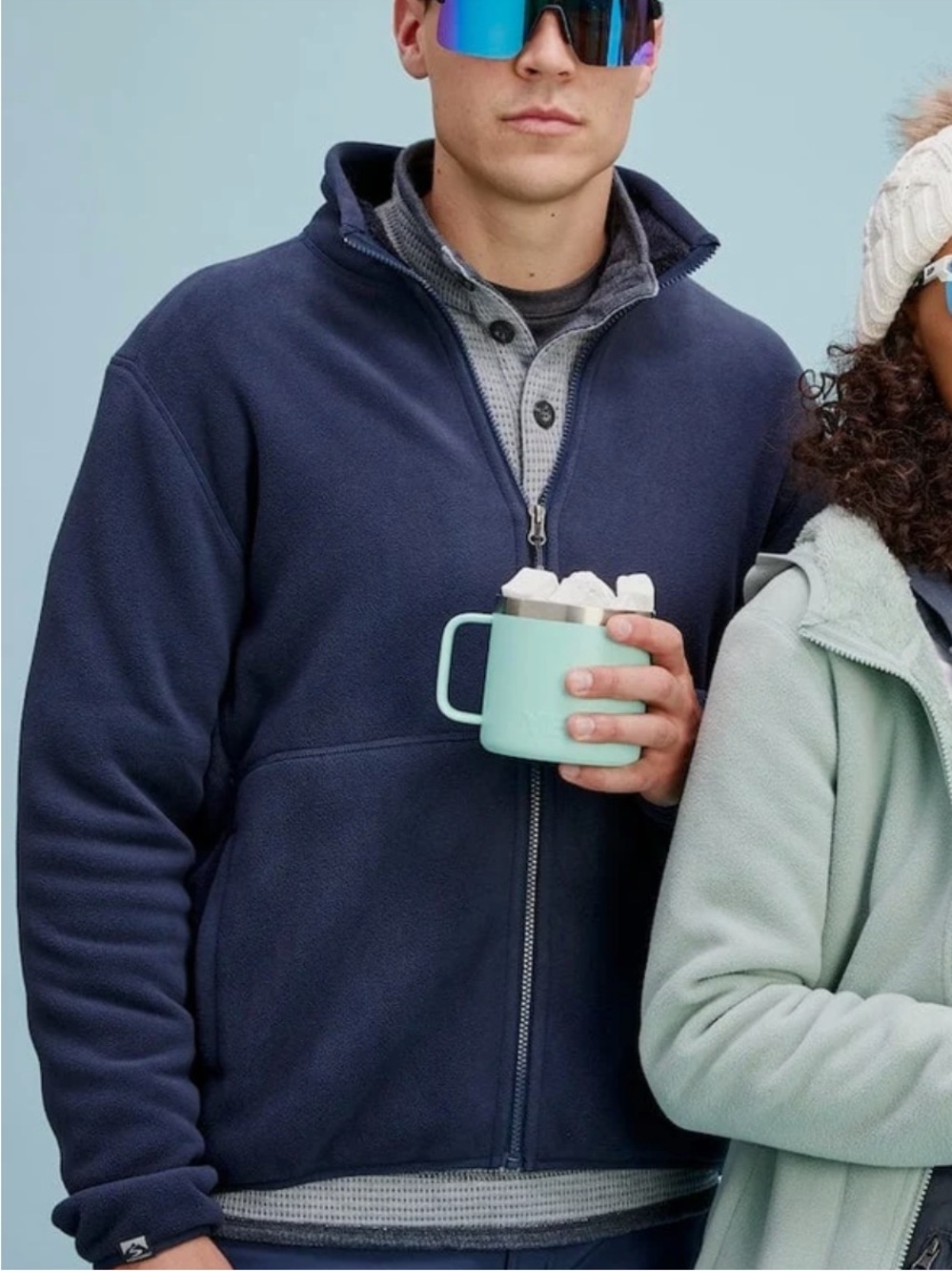 Sherpa Adventure Gear Full Zip Fleece Sweatshirt